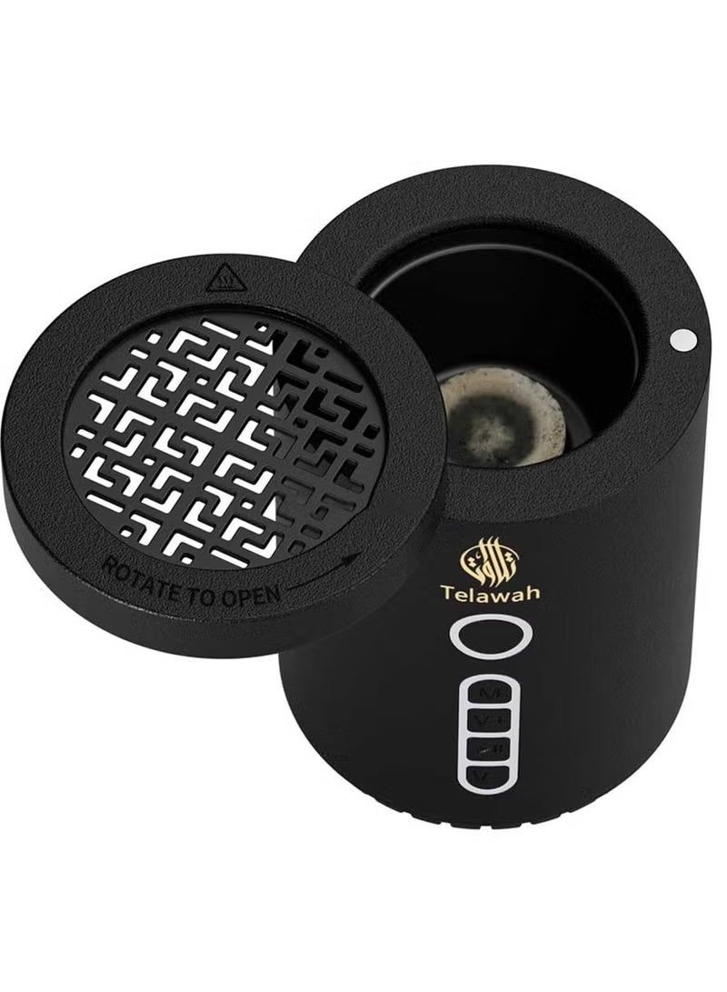 Telawah Bakhoor Electric Incense Charcoal Oud Burner with Full Quran Muslim Speaker Remote and App Control - Image 2